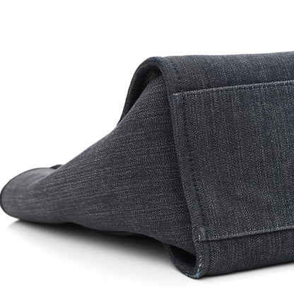 Chanel Canvas Large Deauville Tote Blue Orange 9 of 10