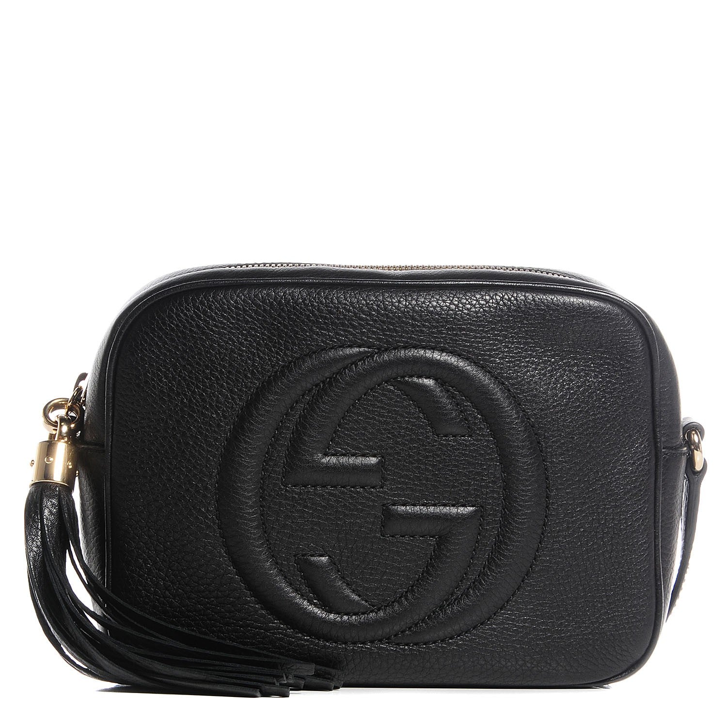 Gucci Pebbled Calfskin Small Soho Disco Bag Black 1 of 7