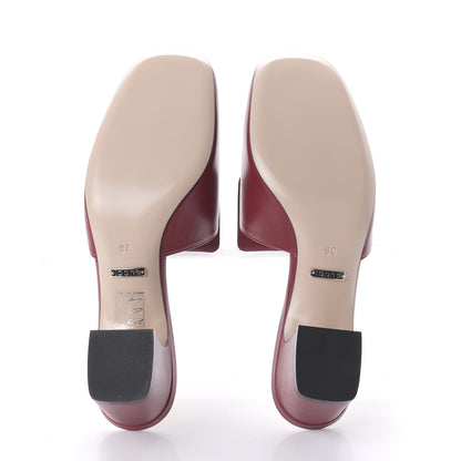 Gucci Malaga Kid Crystal Square G Madelyn Mules 36 Romantic Cerise 5 of 8