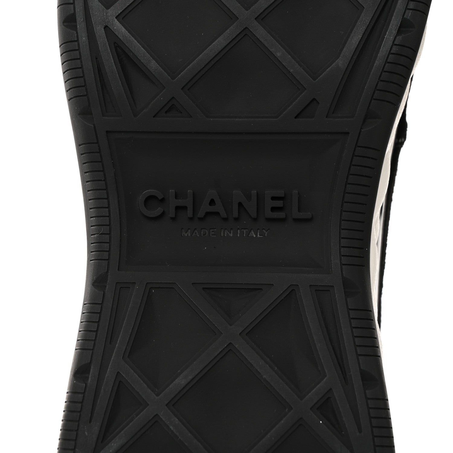 Chanel Suede Calfskin Nylon Grosgrain CC Sneakers 39.5 Black 8 of 9