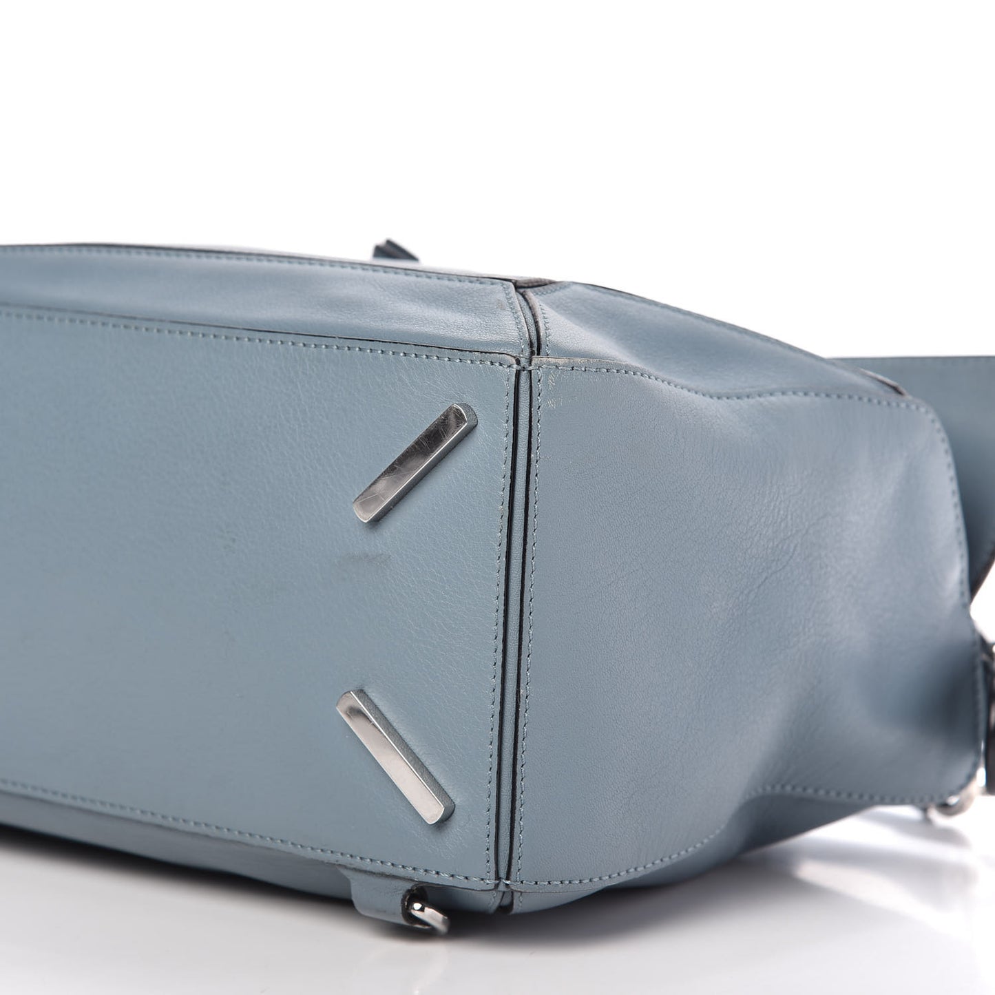 Calfskin Medium Puzzle Bag Stone Blue