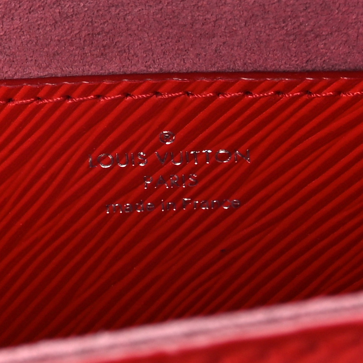 Epi Twist Shoulder Bag MM Coquelicot