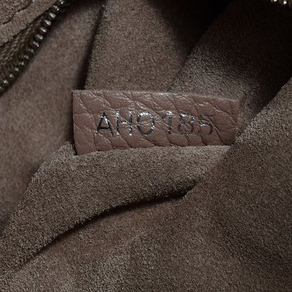 Louis Vuitton Taurillon Soft Lockit MM Taupe Petale 7 of 7