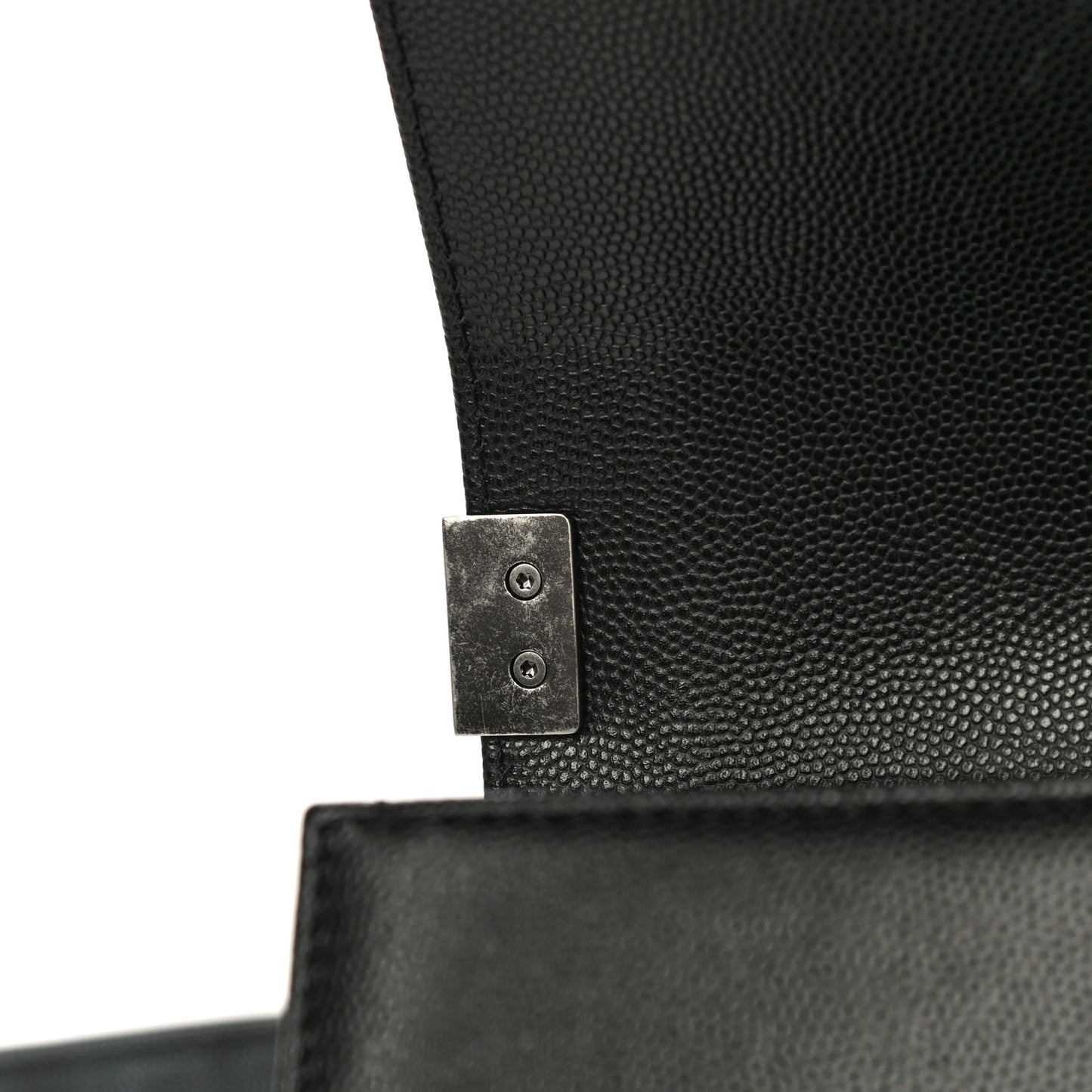 Caviar Quilted Small Boy Flap Black