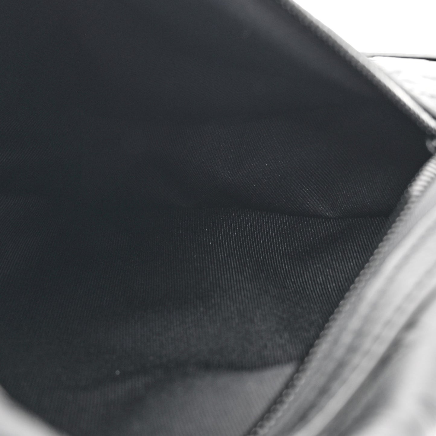 Calfskin Shadow Monogram Duo Slingbag Black