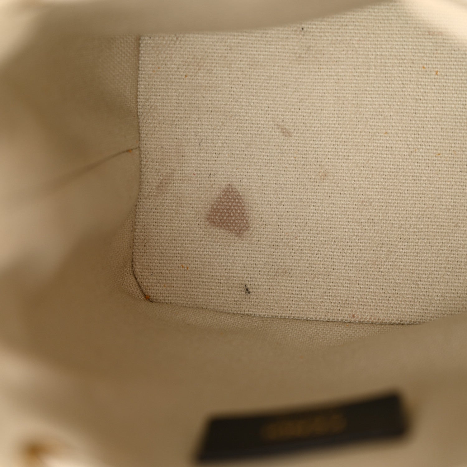 Fendi Canvas Nappa F is Fendi FF Embroidered Mini Mon Tresor Bucket Bag White Ice 11 of 12