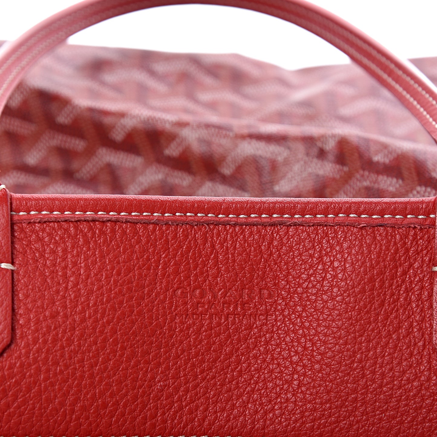 Goyardine Sac Hardy Pet Carrier PM Red