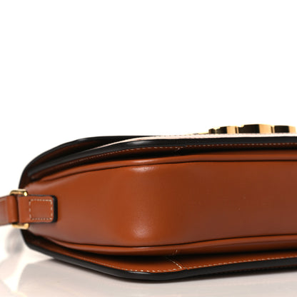 Celine Calfskin Triomphe Canvas Teen Triomphe Bag Tan 8 of 9