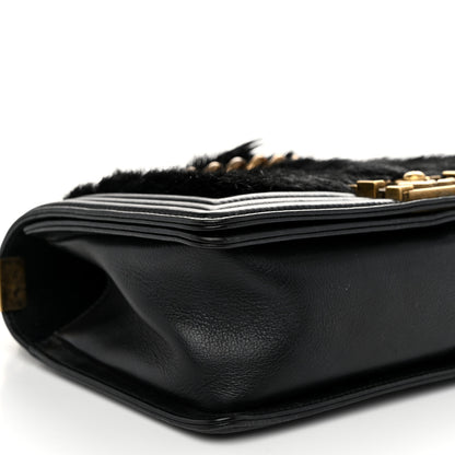 Chanel Goat Hair Medium Celtic Boy Flap Black 9 of 10
