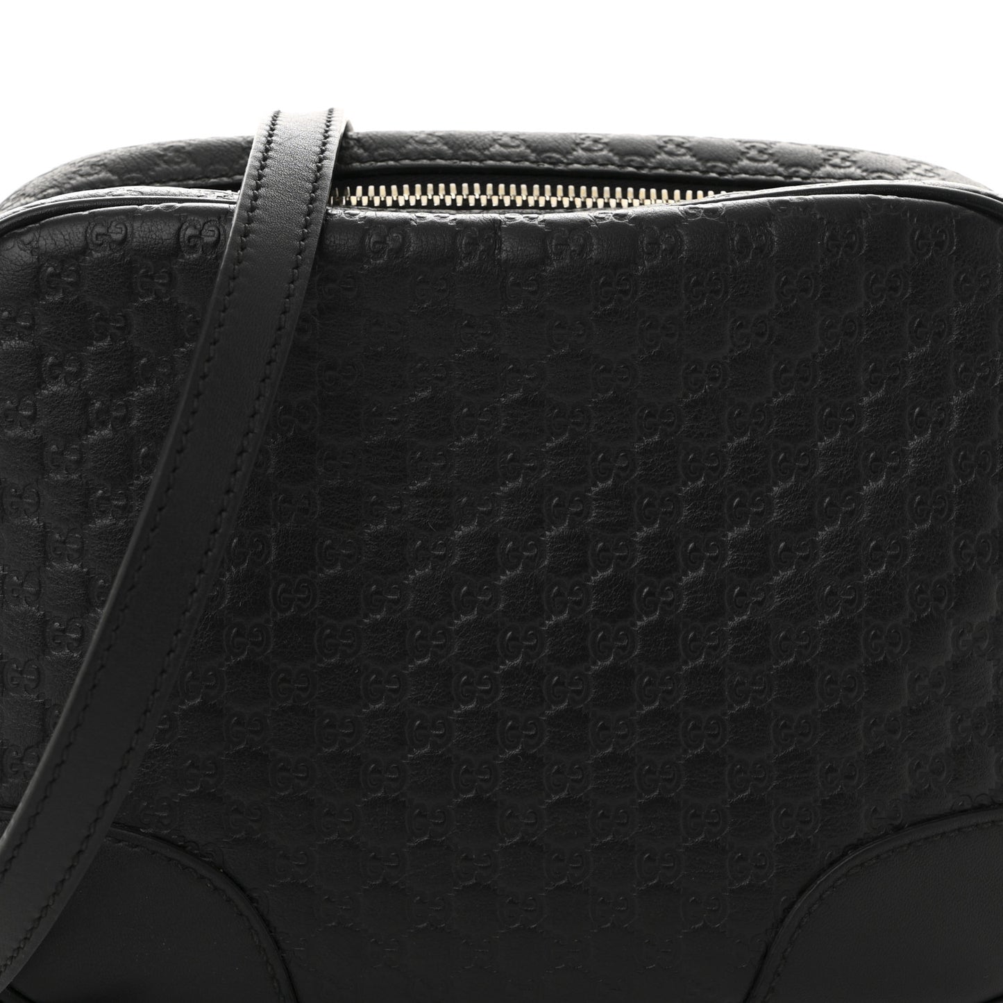 Microguccissima Mini Bree Messenger Bag Black