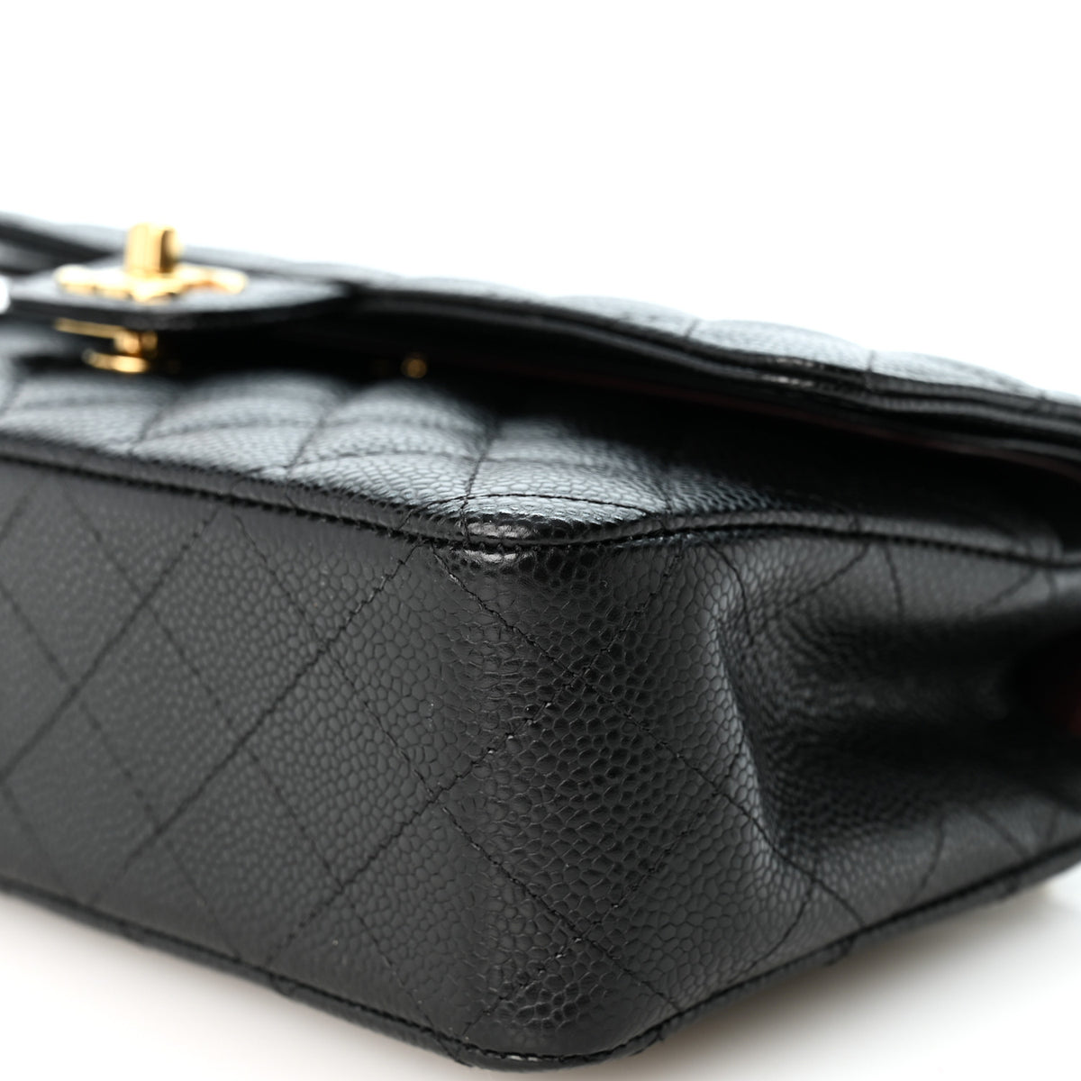 Chanel Caviar Quilted Medium Double Flap Black 10 of 10