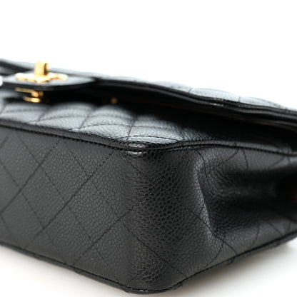 Chanel Caviar Quilted Medium Double Flap Black 10 of 10