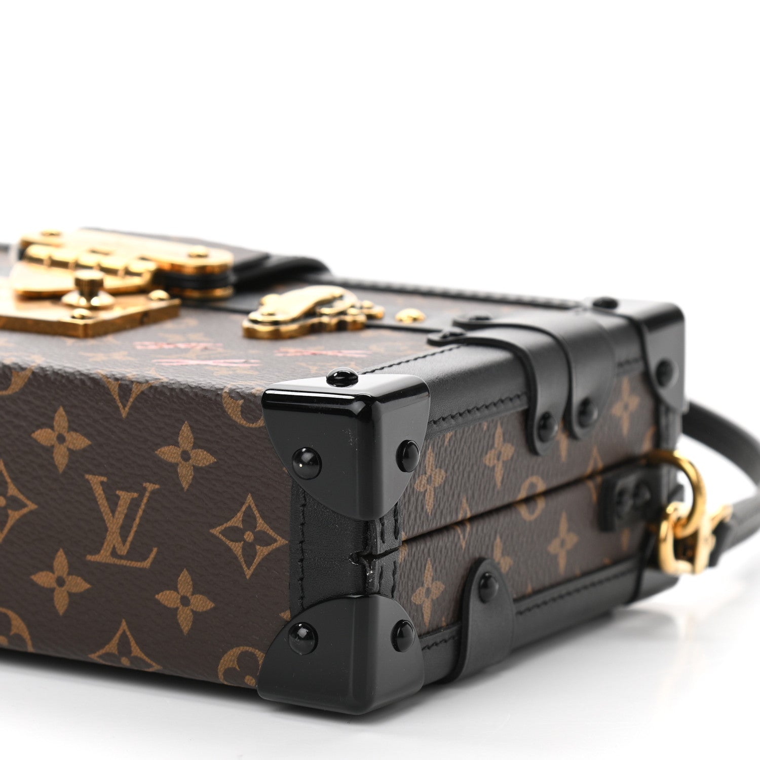 Louis Vuitton Monogram Petite Malle Black 9 of 10
