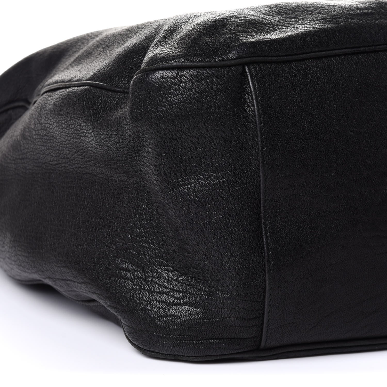 Saint Laurent Sheepskin Large Roady Hobo Black 8 of 9