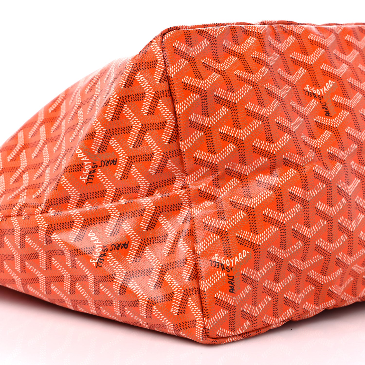 Goyard Goyardine Saint Louis GM Orange 9 of 10