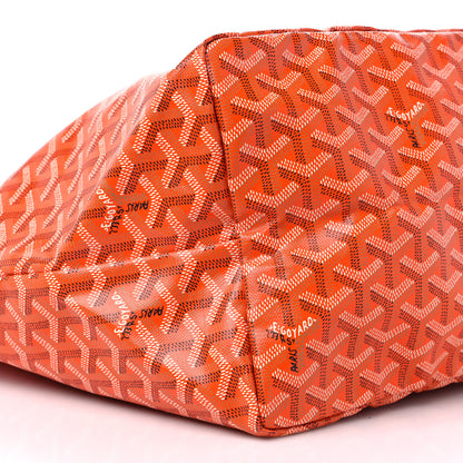 Goyard Goyardine Saint Louis GM Orange 9 of 10