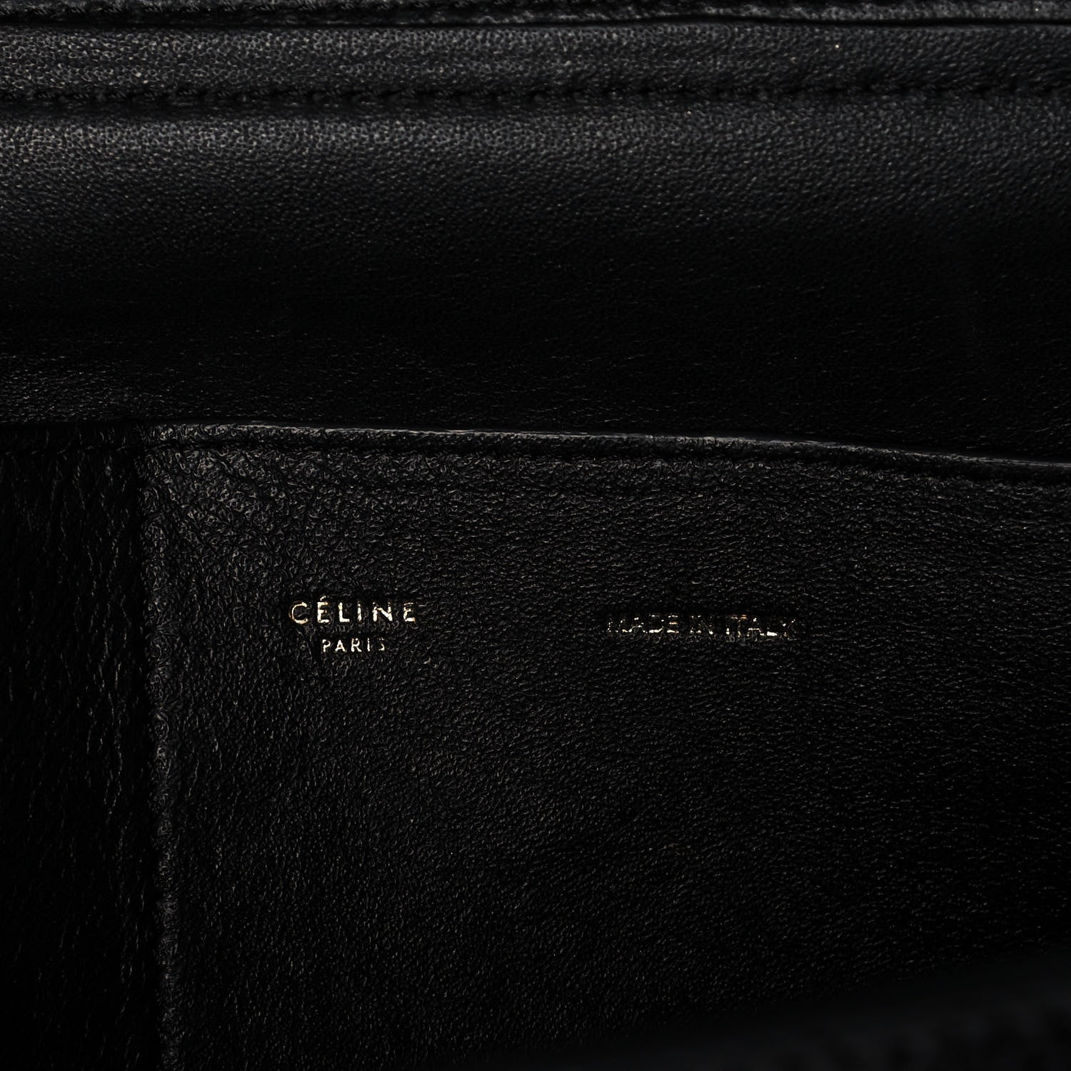 Celine Patent Suede Medium Trapeze Black 6 of 22
