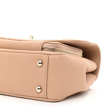 Chanel Caviar Quilted Medium Business Affinity Flap Beige 10 of 11