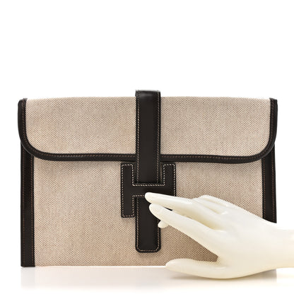 Hermes Box Toile Jige PM Clutch Ebene 2 of 13