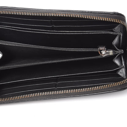 Bottega Veneta Nappa Intrecciato Zip Around Wallet Black 5 of 12