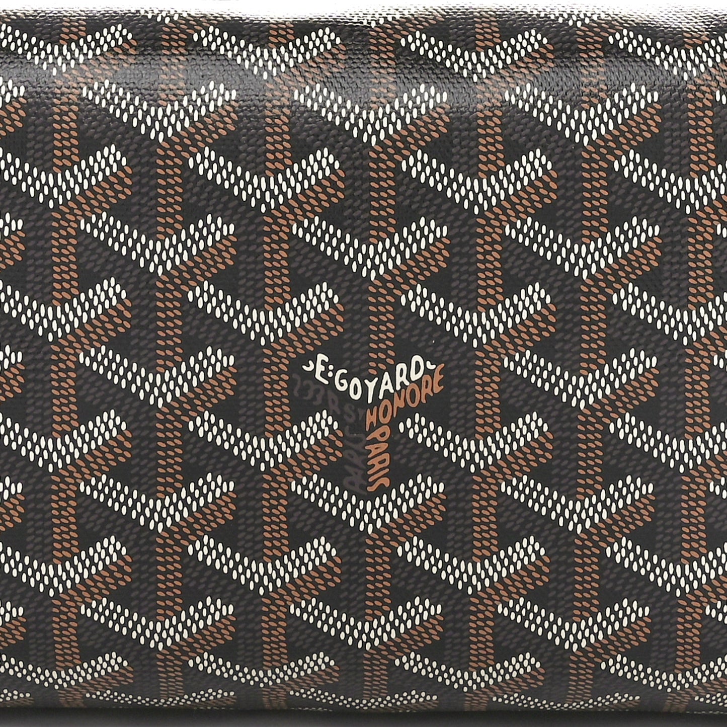 Goyardine Boeing 25 Trousse de Toilette Black