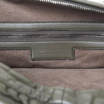 Bottega Veneta Nappa Intrecciato Large Veneta Hobo Kaki Fondente 6 of 10
