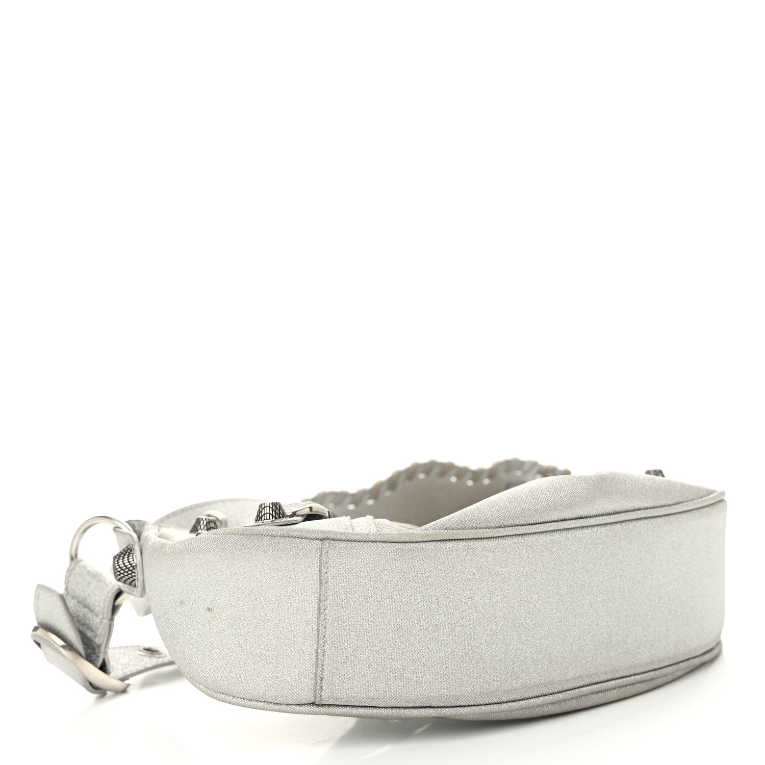 Balenciaga Sparkling Fabric Le Cagole Shoulder Bag XS Silver 5 of 14