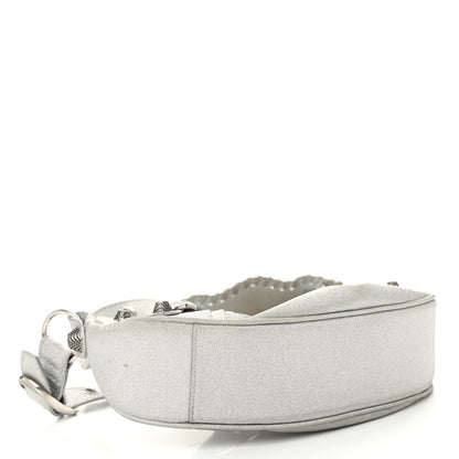 Balenciaga Sparkling Fabric Le Cagole Shoulder Bag XS Silver 5 of 14