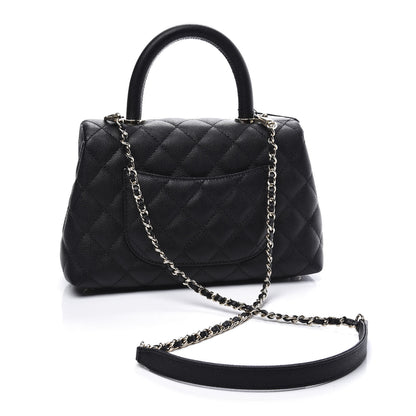 Chanel Caviar Quilted Mini Coco Handle Flap Black 2 of 10