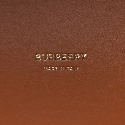 Burberry Cotton Vintage Check Large London Tote Bag Briar Brown Black 7 of 10