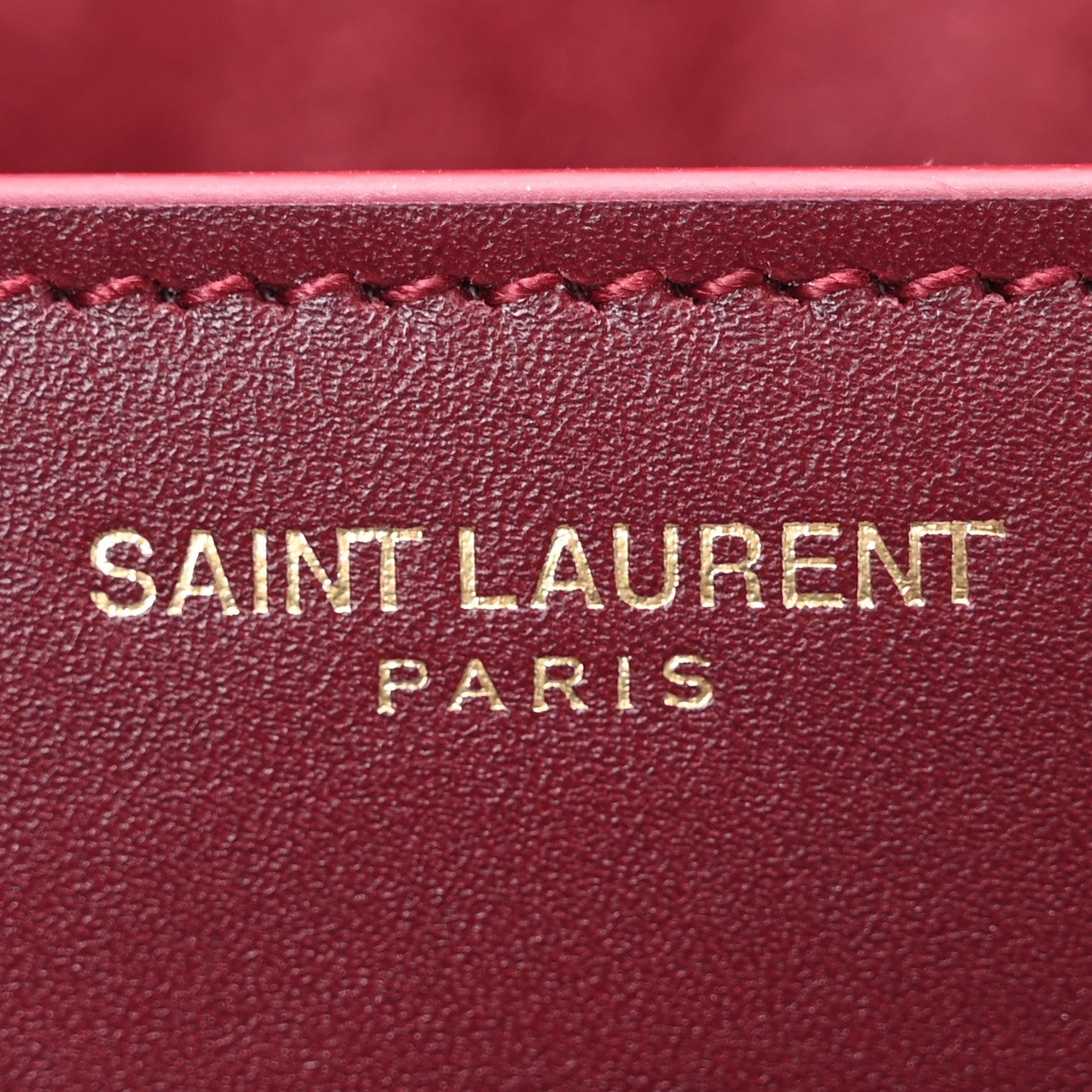 Saint Laurent Calfskin Betty Messenger Red 6 of 12