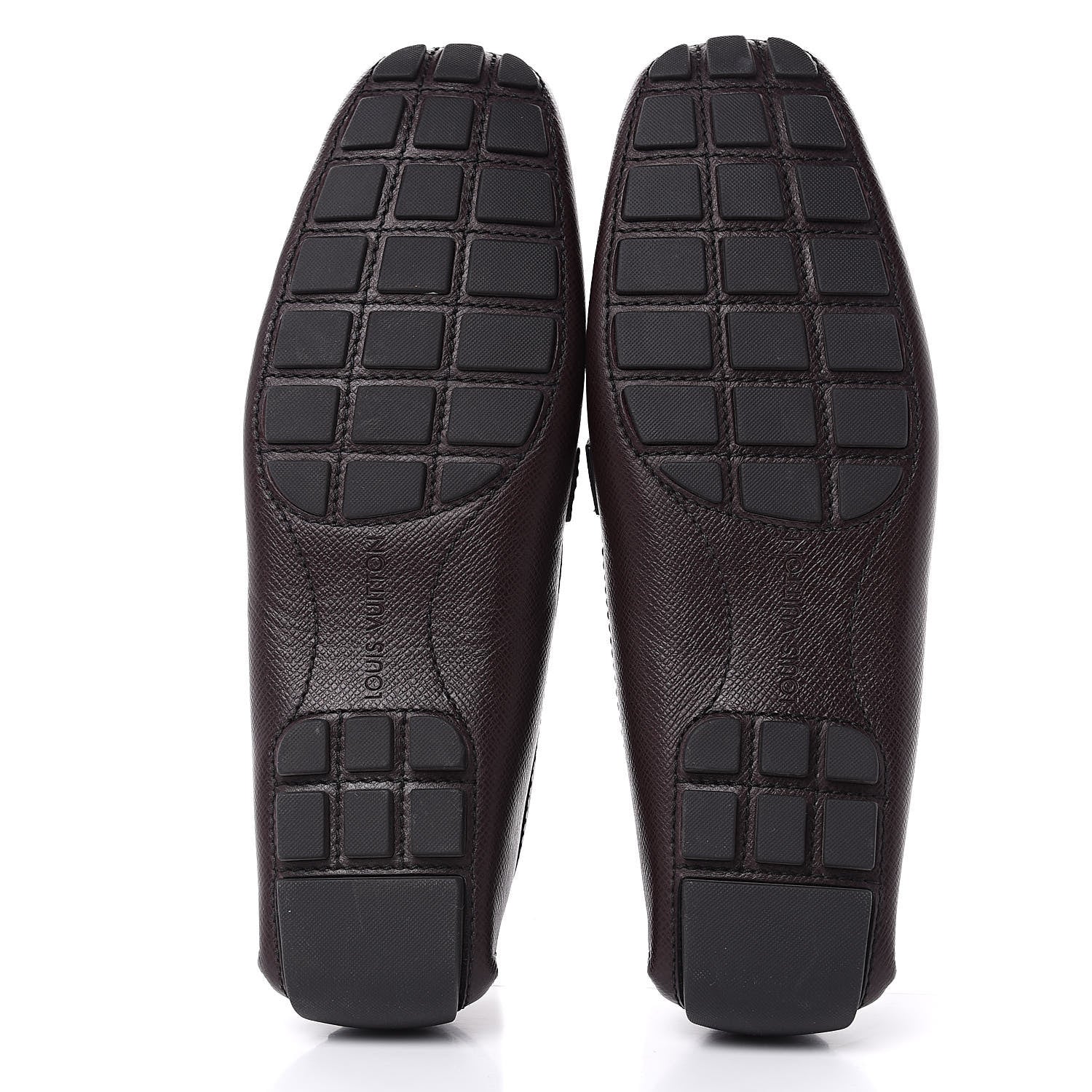 Louis Vuitton Taiga Monte Carlo Moccasin Loafers 10 Grizzli 6 of 10
