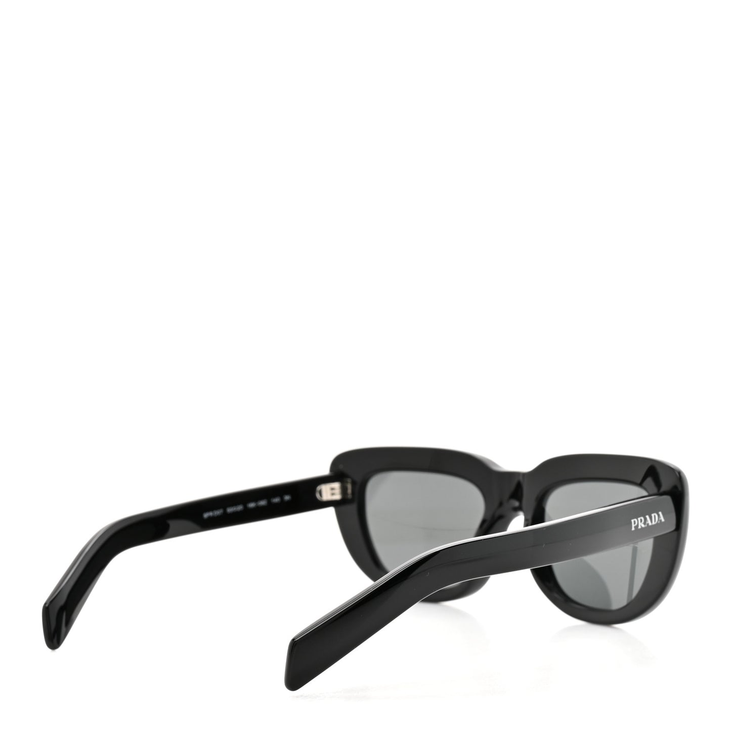 Acetate Rectangular Sunglasses SPR D07 Black