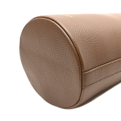 Burberry Grainy Calfskin Small Bucket Bag Earth 10 of 10