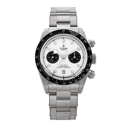TUDOR Stainless Steel 41mm Black Bay Chronograph Panda Automatic Watch White 79360N 1 of 5