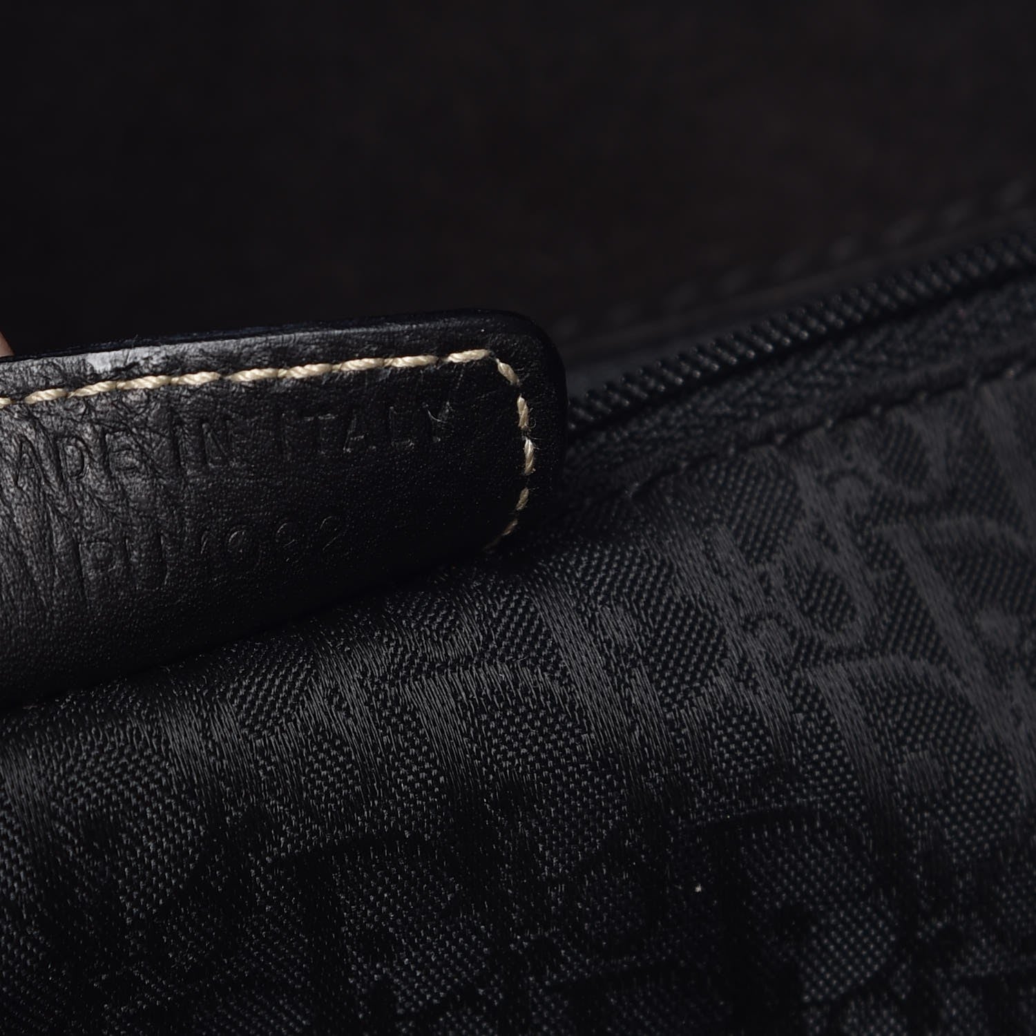 Christian Dior Calfskin Baudrier Saddle Bag Black 7 of 7