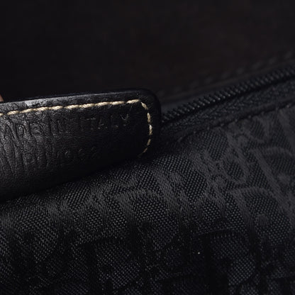 Christian Dior Calfskin Baudrier Saddle Bag Black 7 of 7