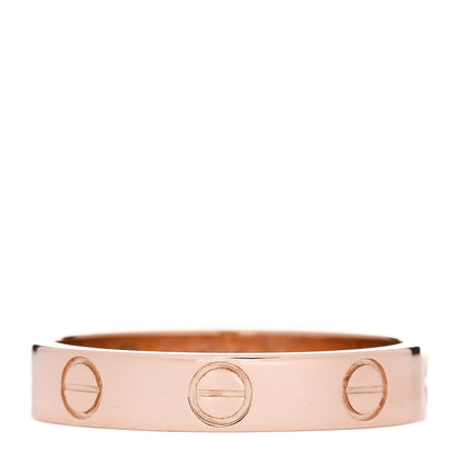 Cartier 18K Pink Gold 3.5mm LOVE Wedding Band Ring 52 6 1 of 5