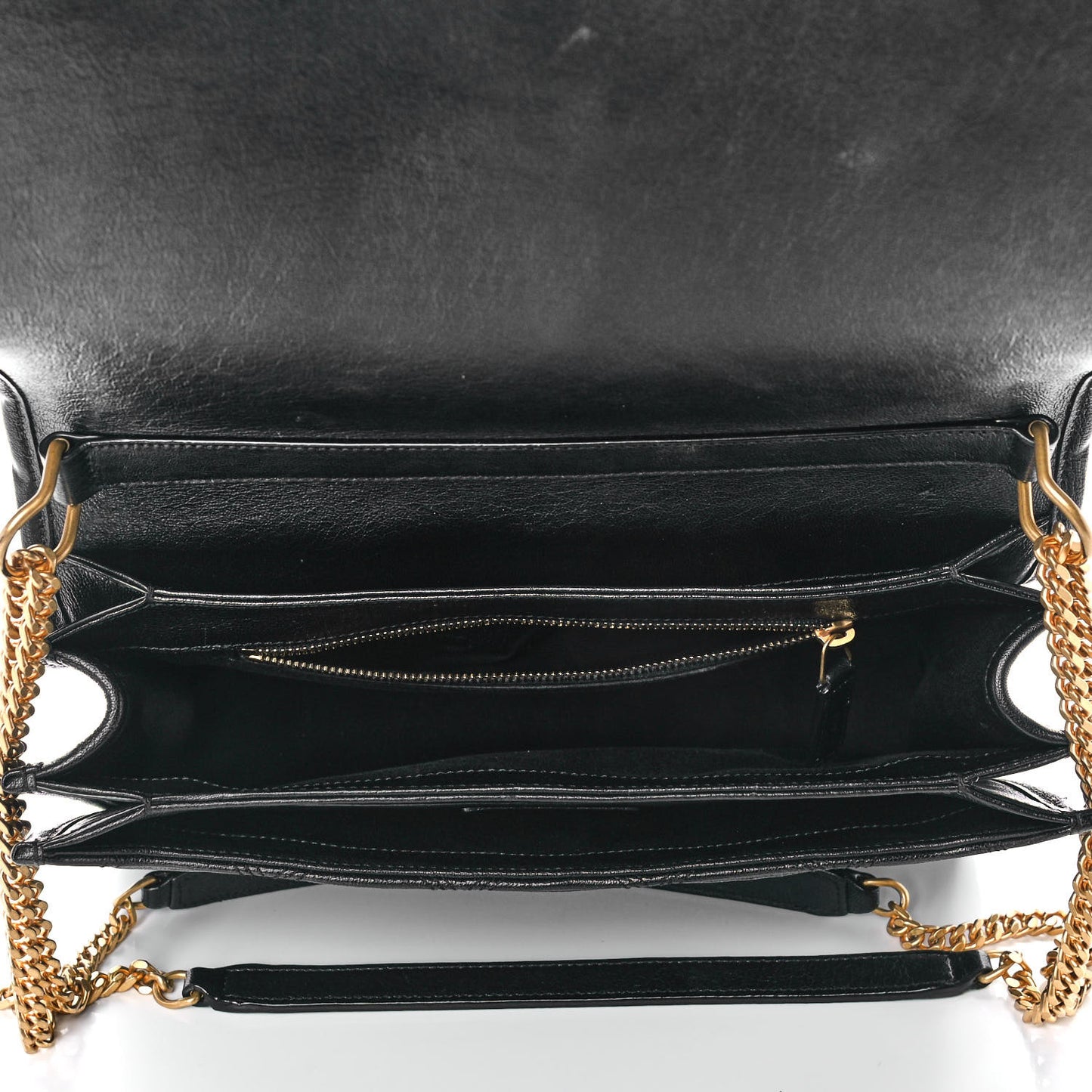 Lambskin Quilted Small Becky Chain Bag Black