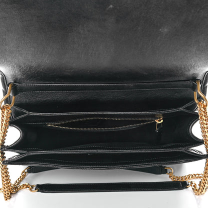 Saint Laurent Lambskin Quilted Small Becky Chain Bag Black 5 of 11