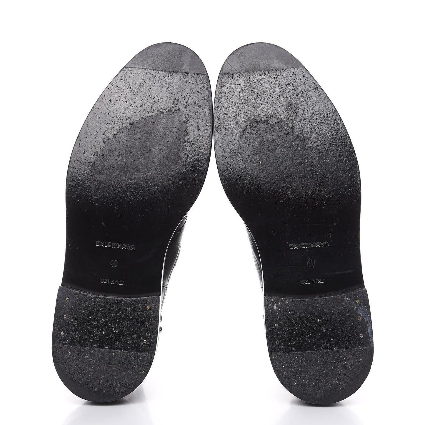 Calfskin Womens Studded Chelsea Boots 40 Black