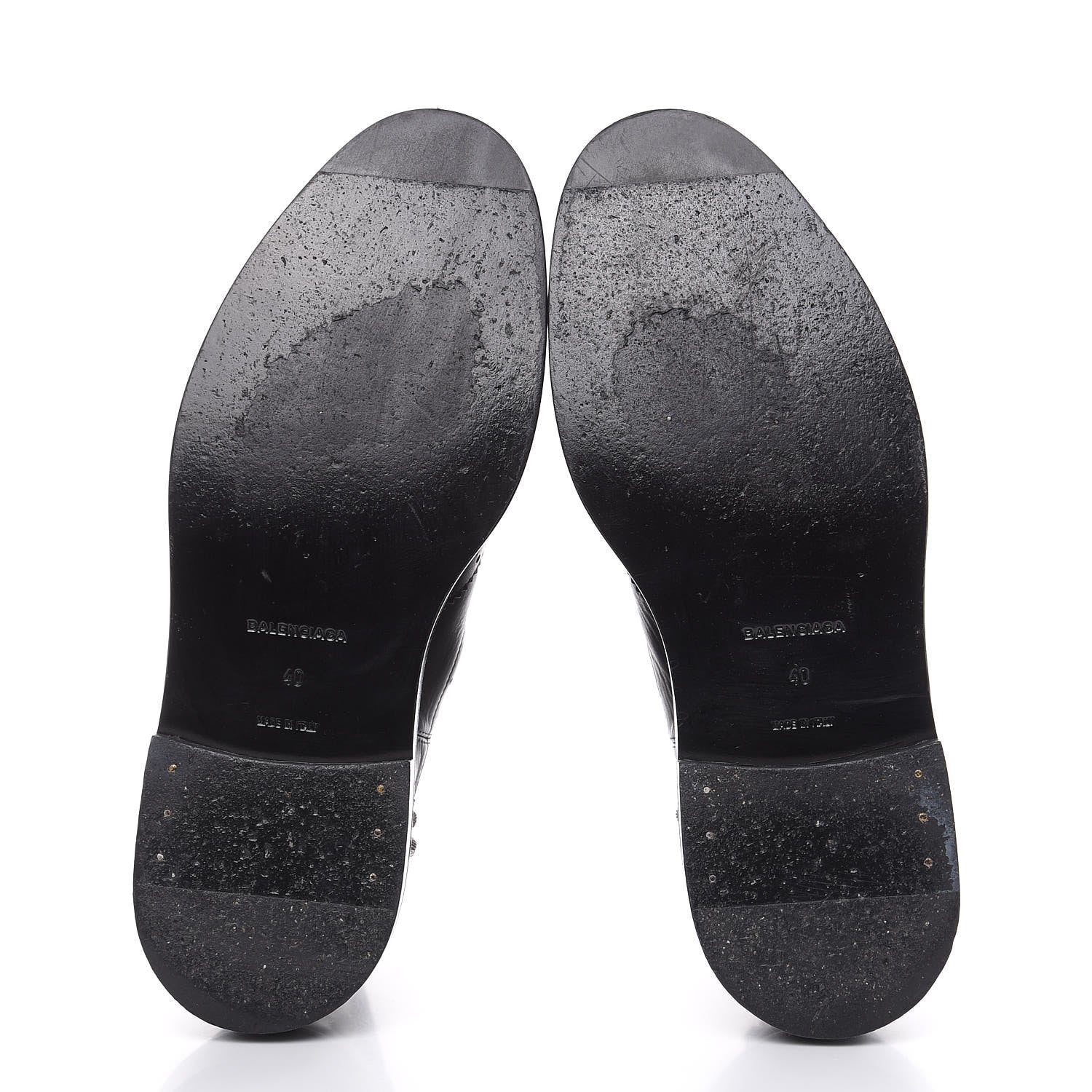 Balenciaga Calfskin Womens Studded Chelsea Boots 40 Black 5 of 10