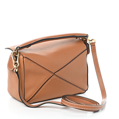 Loewe Calfskin Mini Puzzle Bag Tan 3 of 9