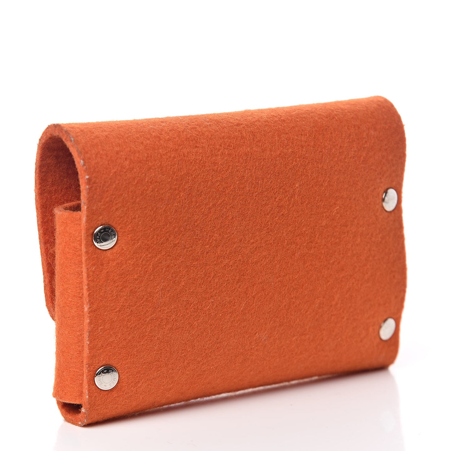 Felt Mises et Relances Playing Cards Holder Orange