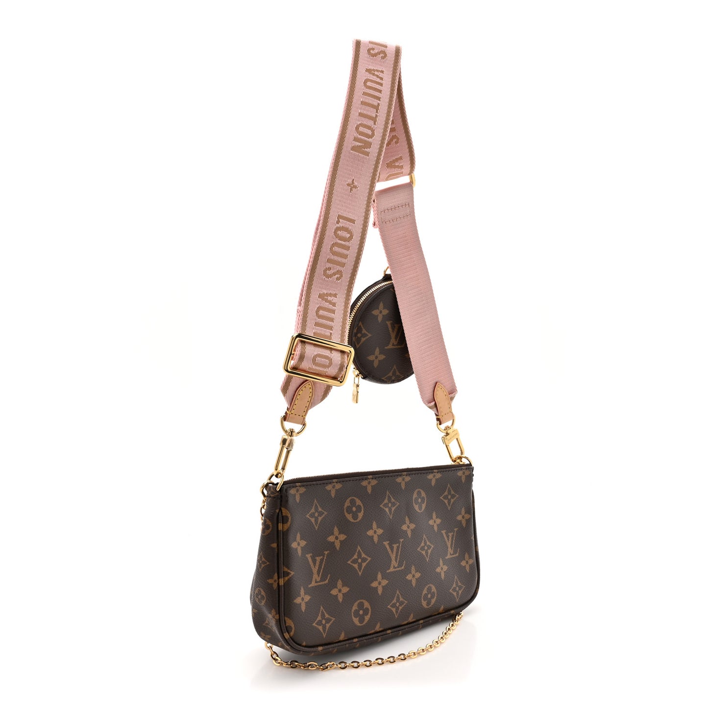 Monogram Multi Pochette Accessories Rose Clair