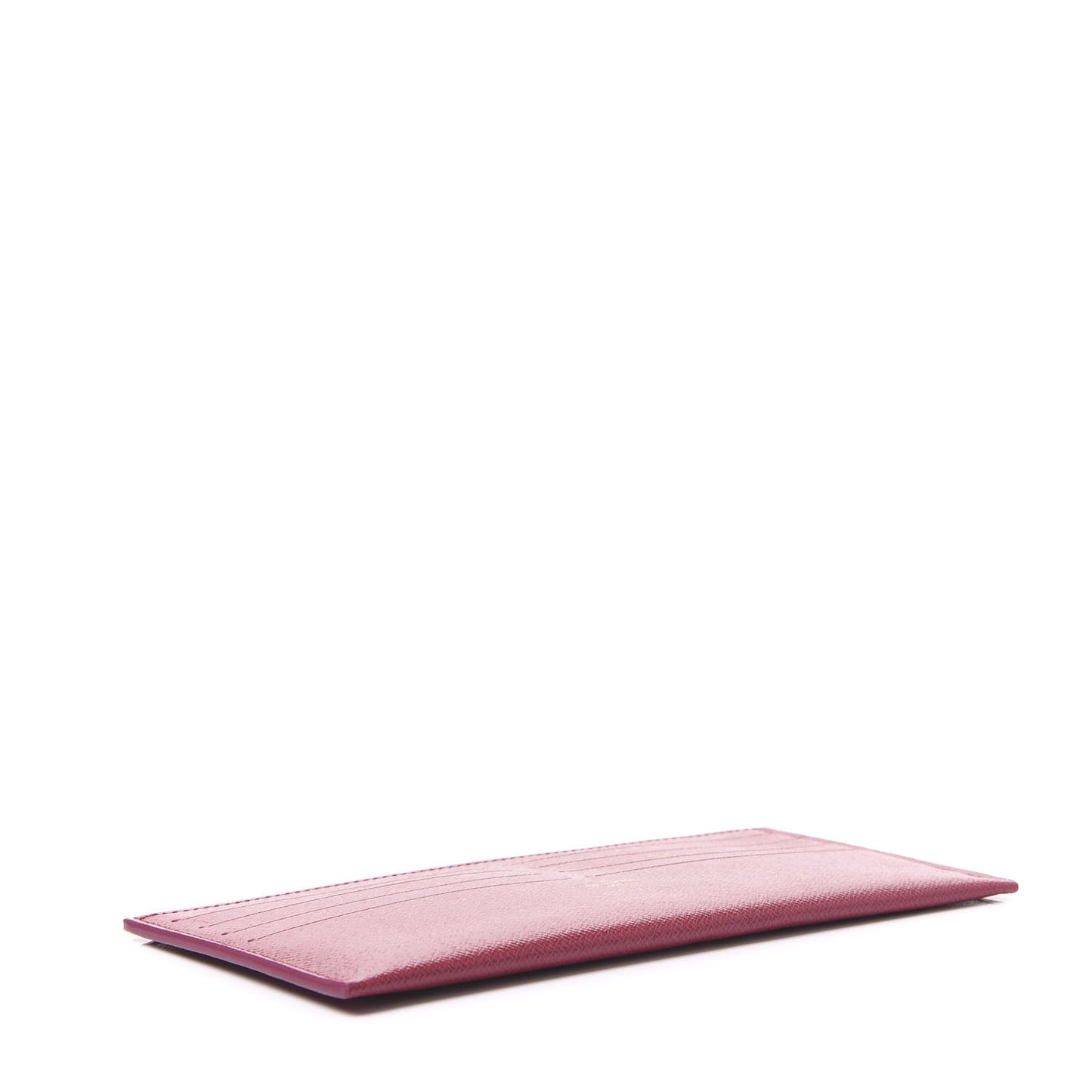 Calfskin Felicie Card Holder Insert Fuchsia