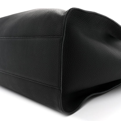 The Row Matte Grained Calfskin Marlo 17 Black 9 of 9