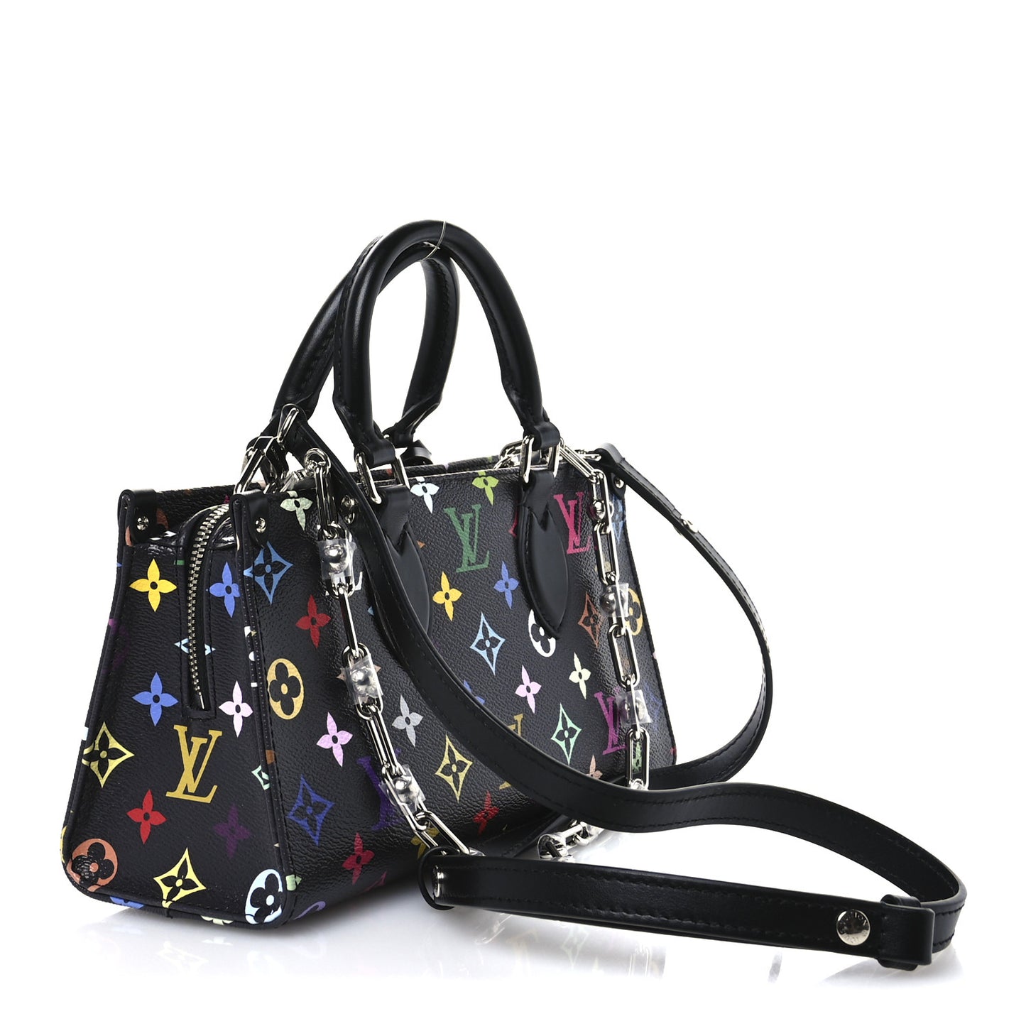 LV X TM Monogram Multicolor OnTheGo East West Black