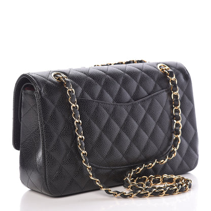 Chanel Caviar Quilted Medium Double Flap Black 4 of 12