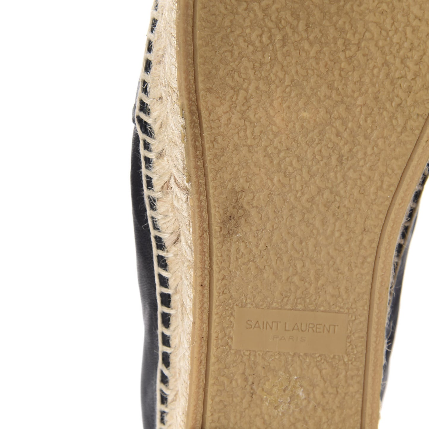 Lambskin Monogram Espadrilles 39 Black